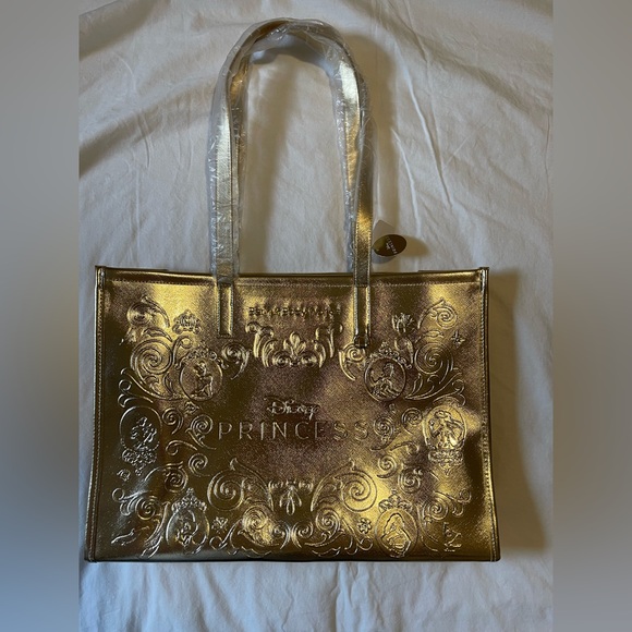 Bath & Body Works Gold Disney Princess Tote Bag - Picture 8 of 8